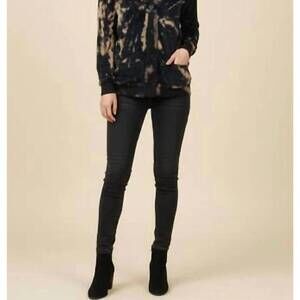 NEW KATHIE K casual buttoned cardigan in black